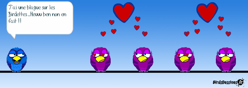 Blague sur les Birdettes ou comment troubler un Bird