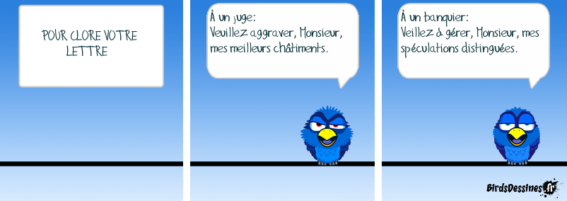 Politesses épistolaires II