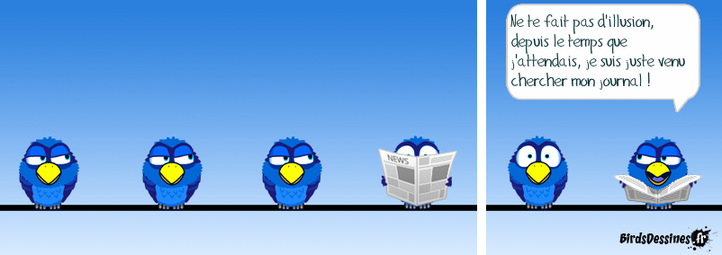 Le temps de prendre mon journal