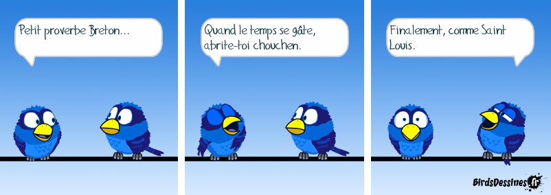 Sauf en cas d'orage.