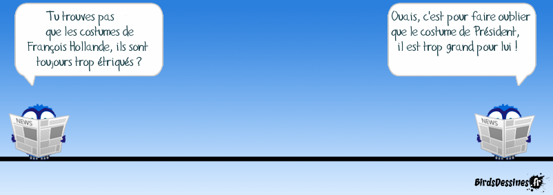 On lui taille ici souvent un costard