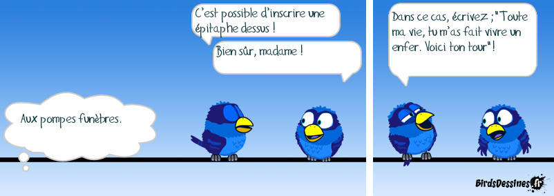 Mise en scène d’une brève de cimetière ! Brève de cimetière… 3