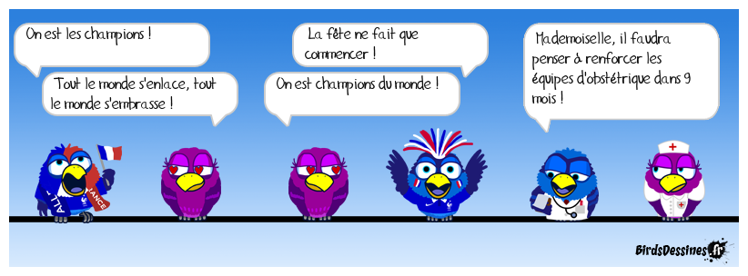 Champions du moooonnnnnde !