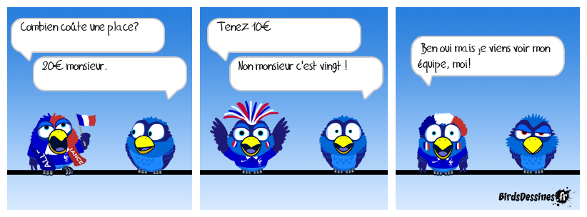 Je crois pas qu'il ait compris.