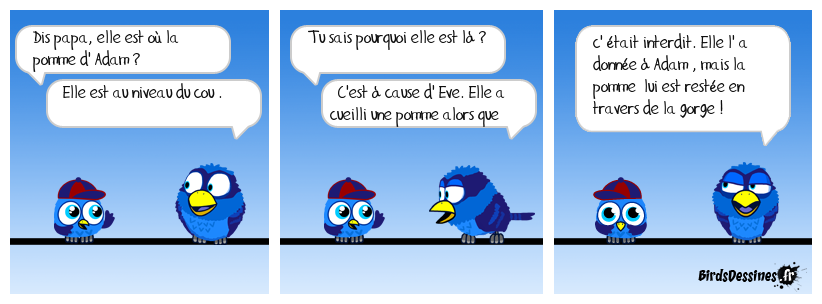 d'après la bible ...