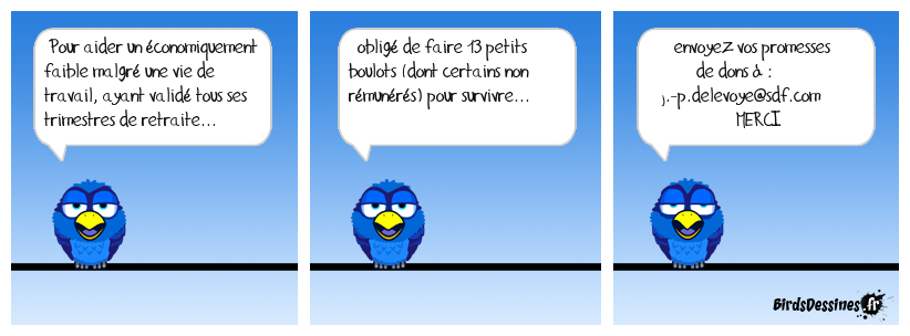 Appel à générosité