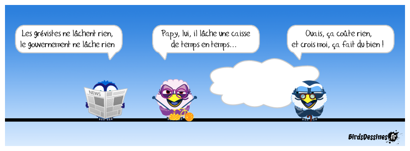 Papy se lâche...