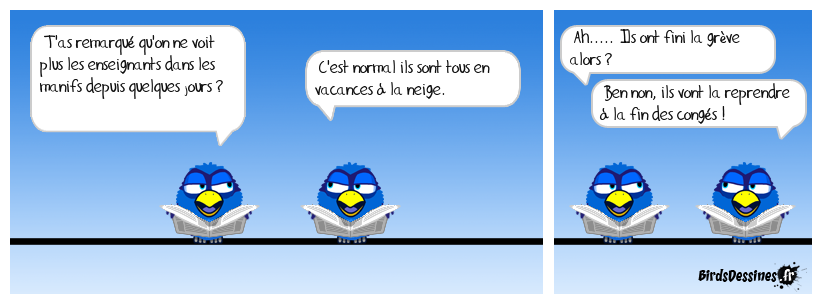 Ils ne peuvent pas se couper en quatre !