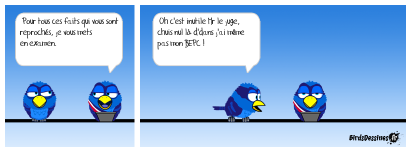 La justice, il s'en balance.