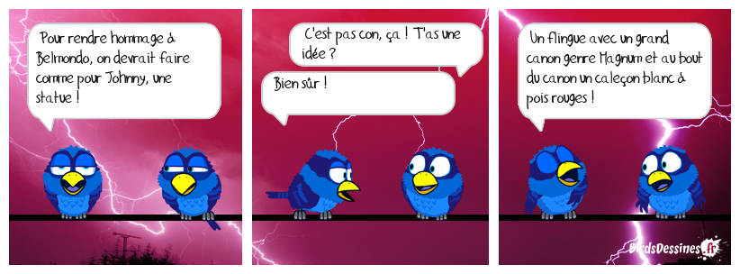 🎬 En hommage... Une statue 🩳😱