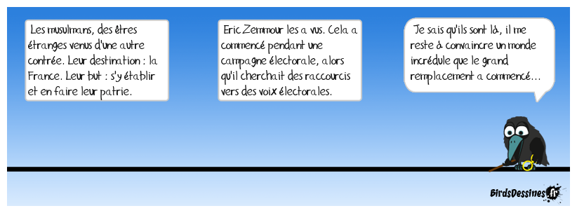 Bijour Monsieur Zemmour !