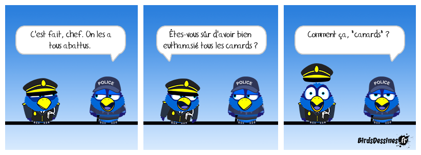 Sans commentaire. Grippe aviaire