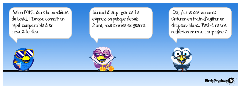 Des nouvelles du front !