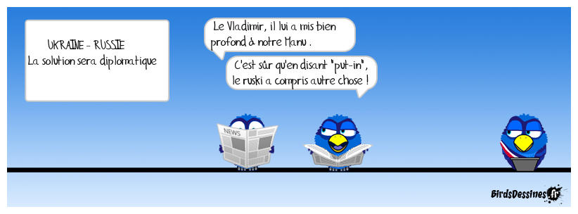 La langue diplomatique, c'est le français, pas l'anglais