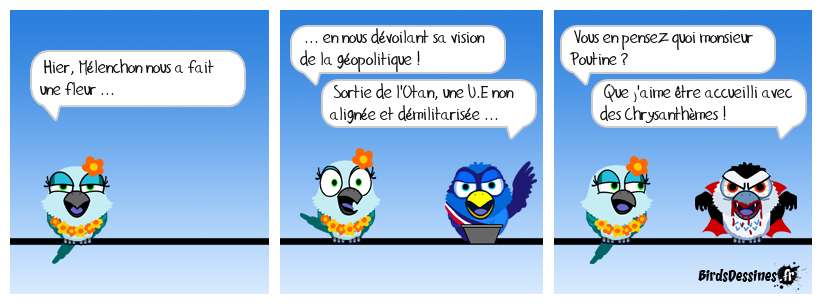 Lui président, ça sera ... le bouquet !