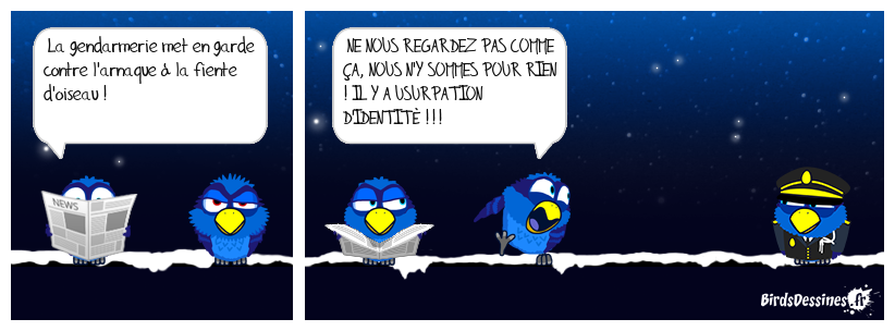 😲 Drôle d'arnaque 💩🐦