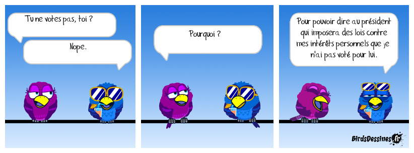 Sans commentaire. Il faut de tout pour faire un con