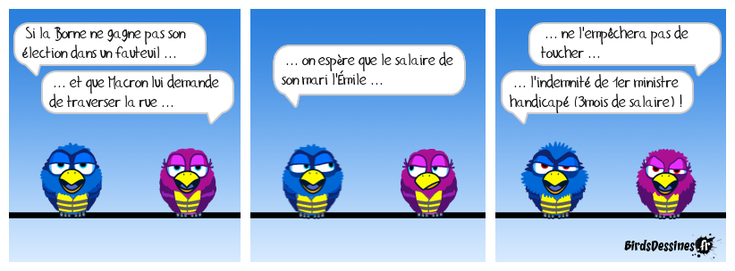 https://www.femmeactuelle.fr/actu/news-actu/elisabeth-borne-suggere-a-une-personne-en-situation-de-handicap-de-reprendre-le-travail-vives-critiques-pour-la-premiere-ministre-2135877 Elle, elle n'aura aucun mal à se trouver un p'tit bulot !