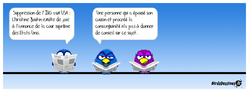 Encore une qui ferait bien de se taire !