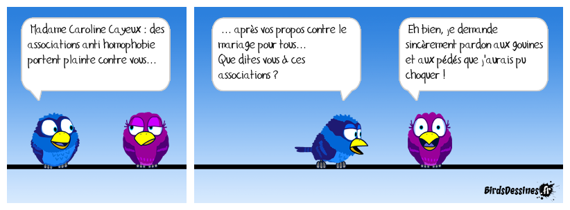 Enfin des excuses... Les intéressés vont être contents !