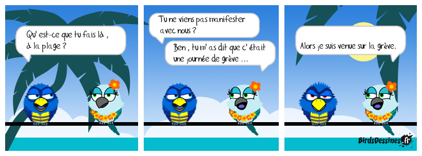 non mais à l'eau quoi !