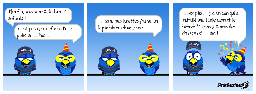 Faut pas s'inquièter ... il reste encore plein de lapins ... hic !