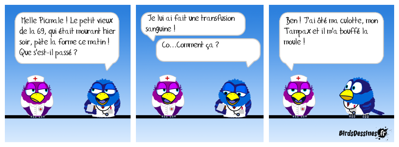 ⚕️ La transfusion 🩸👩⚕️