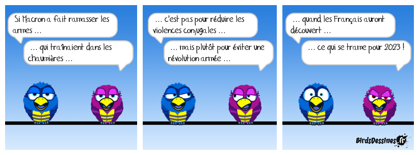 Il est vrai que ce n'est pas les armes de guerre qui traïnent dans les cités qu'il faut craindre ? Petit complotisme de bon aloi !
