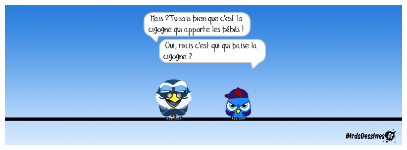 Le petit oiseau va sortir !