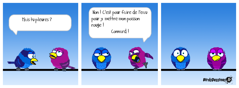 C'est pas des larmes de crocodile !