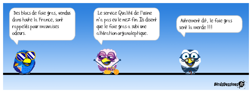 Foie gras parfumé !