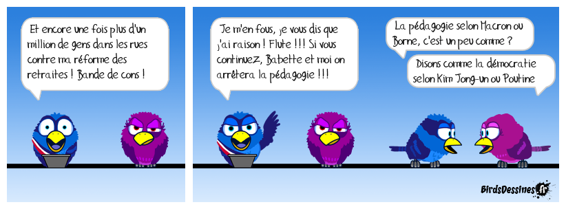 De la pédagogie Macronniste Bornée... Encore et toujours...