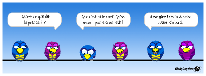 Répétez après moi : en France, le souverain, c'est le peuple, pas son délégué provisoire. Bientôt avec un peu de chance