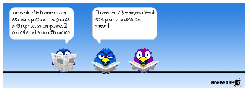 C'est juste des petits coups de couteau !