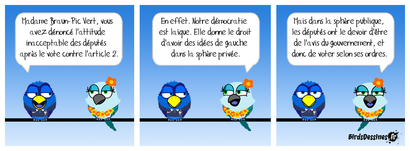 Ça s'passe comme ça chez Macronald ! Petit point de démocratie appliquée