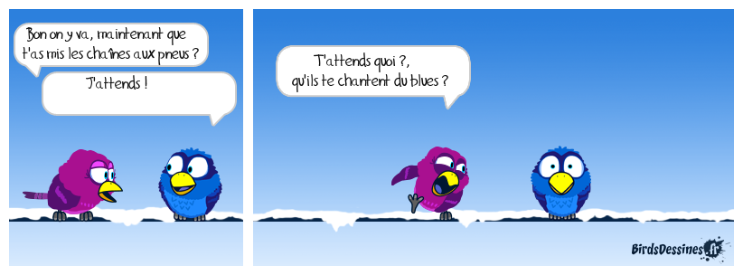 mettez plutôt des pneus neige !