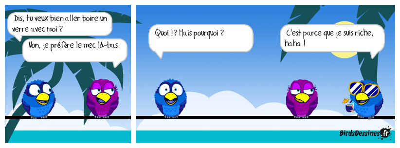 l'argent ne fait pas le bonheur...