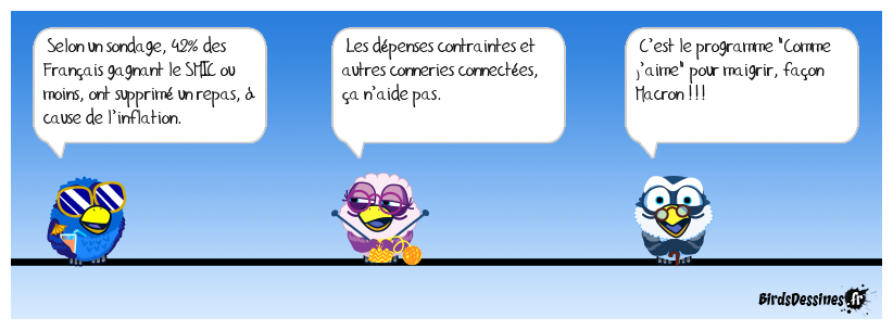 À force de se serrer la ceinture, il va manquer des trous !