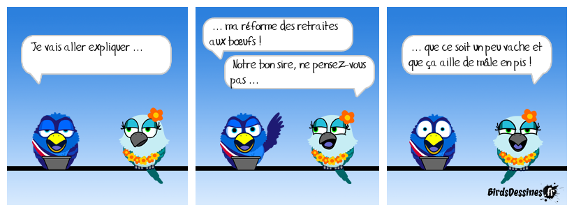 Retire ton pyjama tricolore que je te montre si je suis un bœuf !