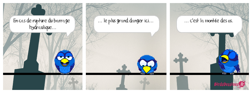 Pendant ce temps, au cimetière