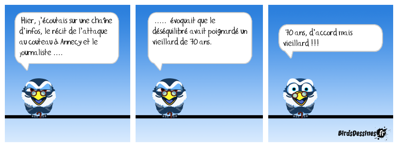 Je viens de prendre un coup de vieux !