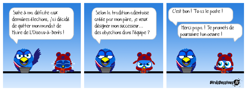 Le Maire de L'Oiseau-à-dents dans 