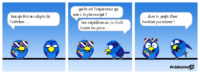 J'ai même déclenché ma balise de détresse !