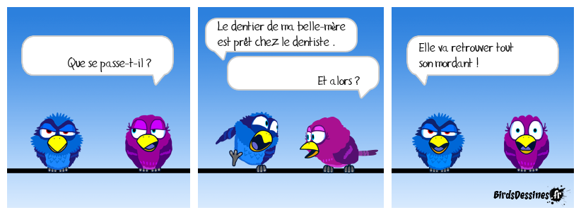 elle a les dents longues ?