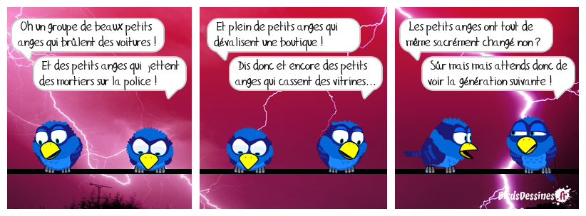 Les petits anges, c'est plus ce que c'était...