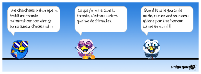 Un remède pour être de bonne humeur dès le réveil, avec une pensée de Maurice !