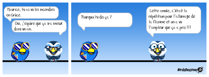 La flamme olympique !