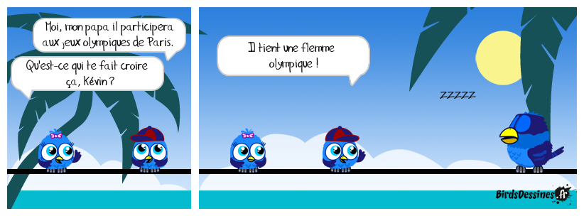 C'est déjà lui qui est chargé de rallumer la flemme du Bird inconnu. Paris 2024