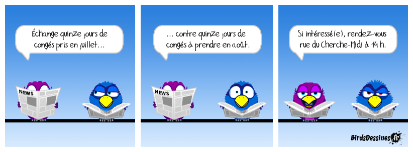 C'est bien d'essayer, en tout cas. Petites annonces