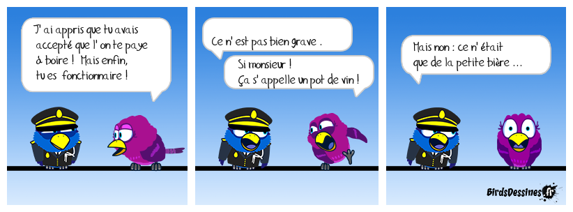 il a été arrosé ?